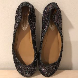 Purple sequence Elie Tahari Flats